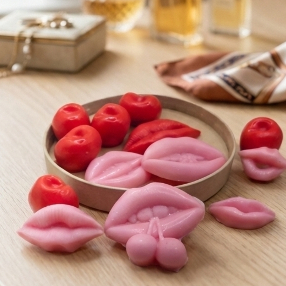 Cute Lip & Cherry Soy Wax Melts